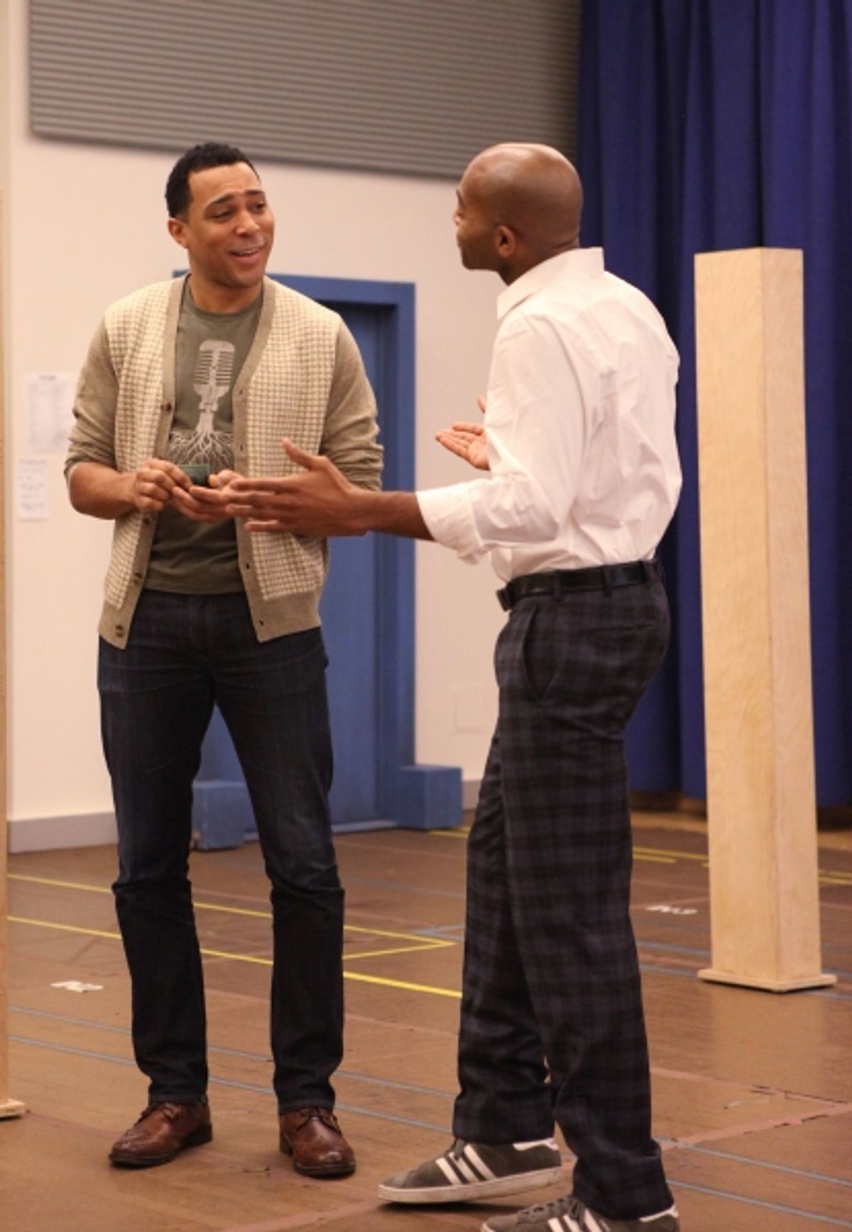 Charl Brown & Brandon Victor Dixon  at 
