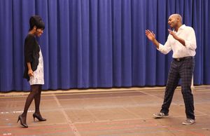 Brandon Victor Dixon & Valisia LeKae @ BroadwayWorld Brandon Victor Dixon & Valisia LeKae Photo