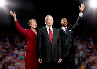 David Darlow, Barbara E. Robertson and Dion Johnstone  Photo