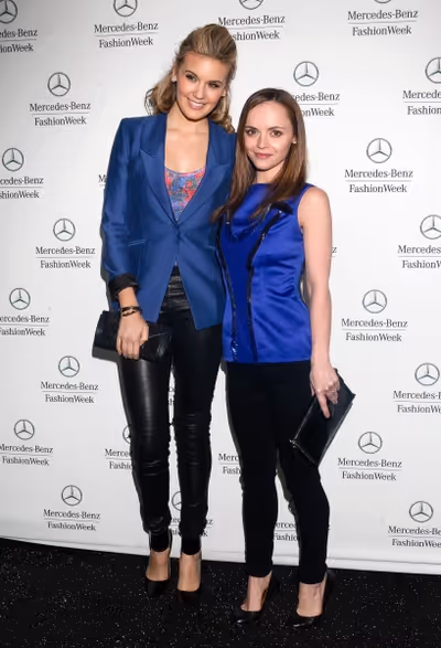 Maggie Grace and Christina Ricci at the Richard Chai LOVE show during Fall 2013 Merce Photo