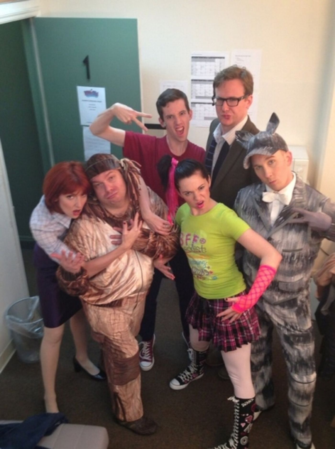 Photo Flash: Saturday Intermission Pics, Feb 9 - Broadway Snowman, ANNIE's Entourage, HAIR Does MOTOWN and More! Photo Flash: Saturday Intermission Pics, Feb 9 - Broadway Snowman, ANNIE's Entourage, HAIR Does MOTOWN and More! Image