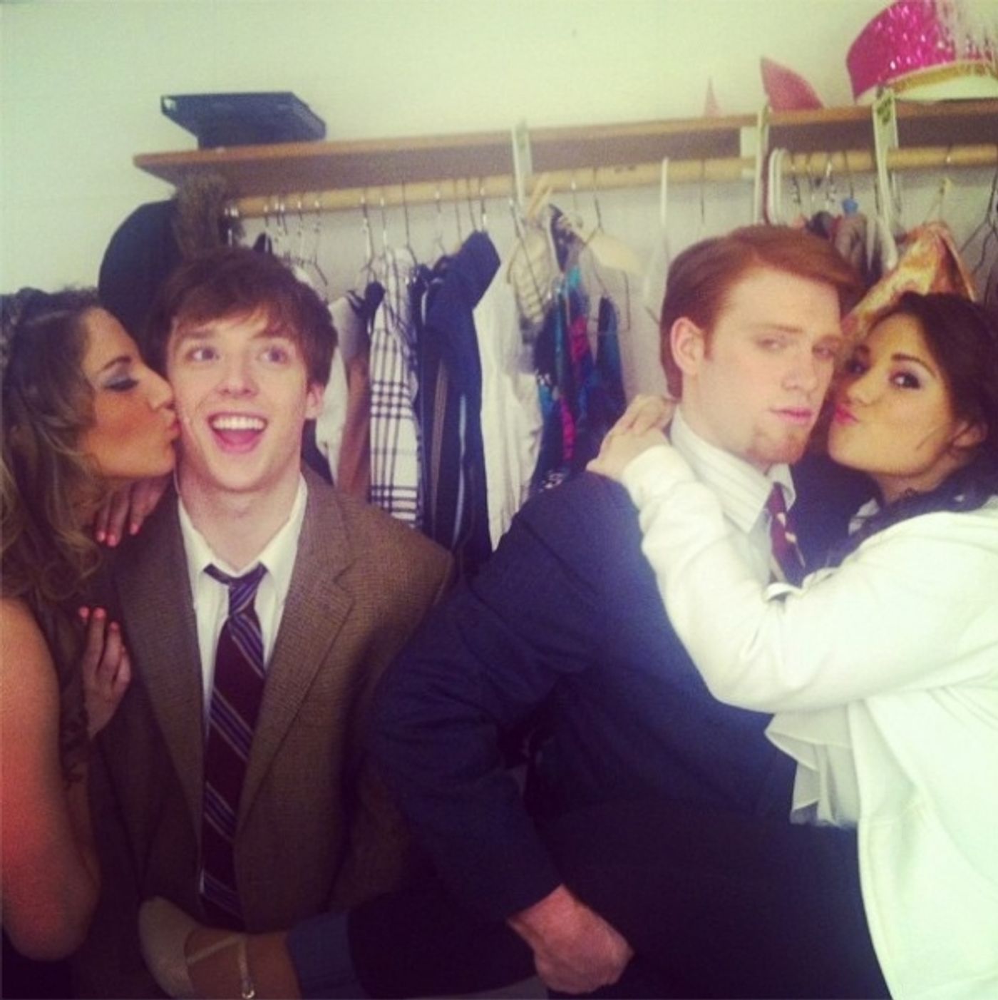 Photo Flash: Saturday Intermission Pics, Feb 9 - Broadway Snowman, ANNIE's Entourage, HAIR Does MOTOWN and More! Photo Flash: Saturday Intermission Pics, Feb 9 - Broadway Snowman, ANNIE's Entourage, HAIR Does MOTOWN and More! Image