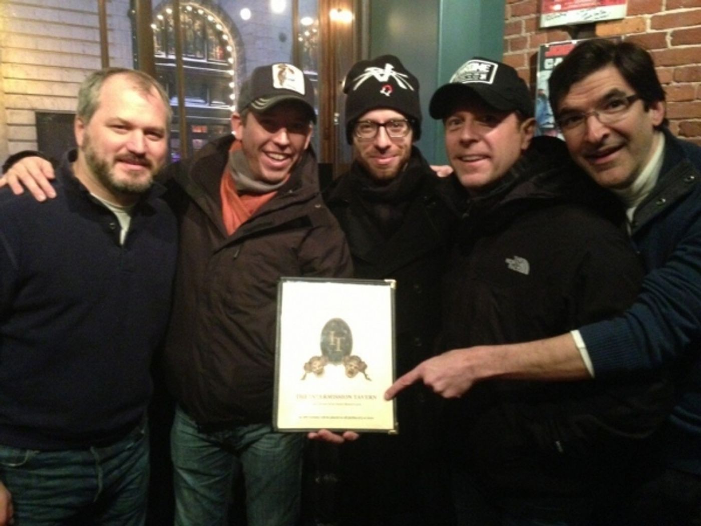 Photo Flash: Saturday Intermission Pics, Feb 9 - Broadway Snowman, ANNIE's Entourage, HAIR Does MOTOWN and More! Photo Flash: Saturday Intermission Pics, Feb 9 - Broadway Snowman, ANNIE's Entourage, HAIR Does MOTOWN and More! Image