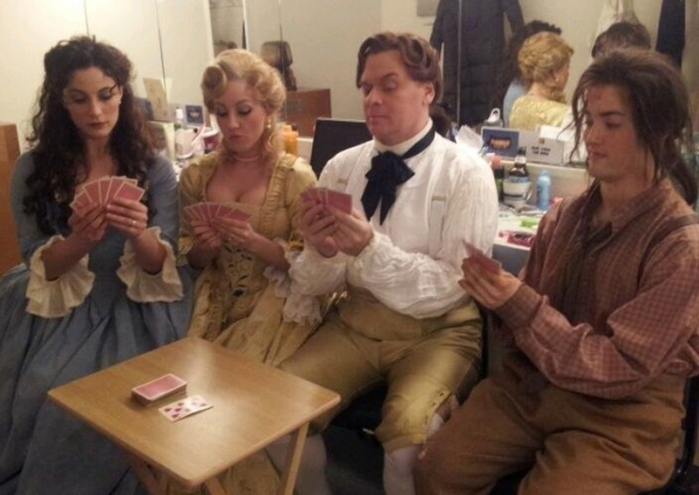 Photo Flash: Saturday Intermission Pics, Feb 9, Part 2 - CINDERELLA's Greg Hildreth & Santino Fontana, THE LION KING's Knitting Club and More!  Image