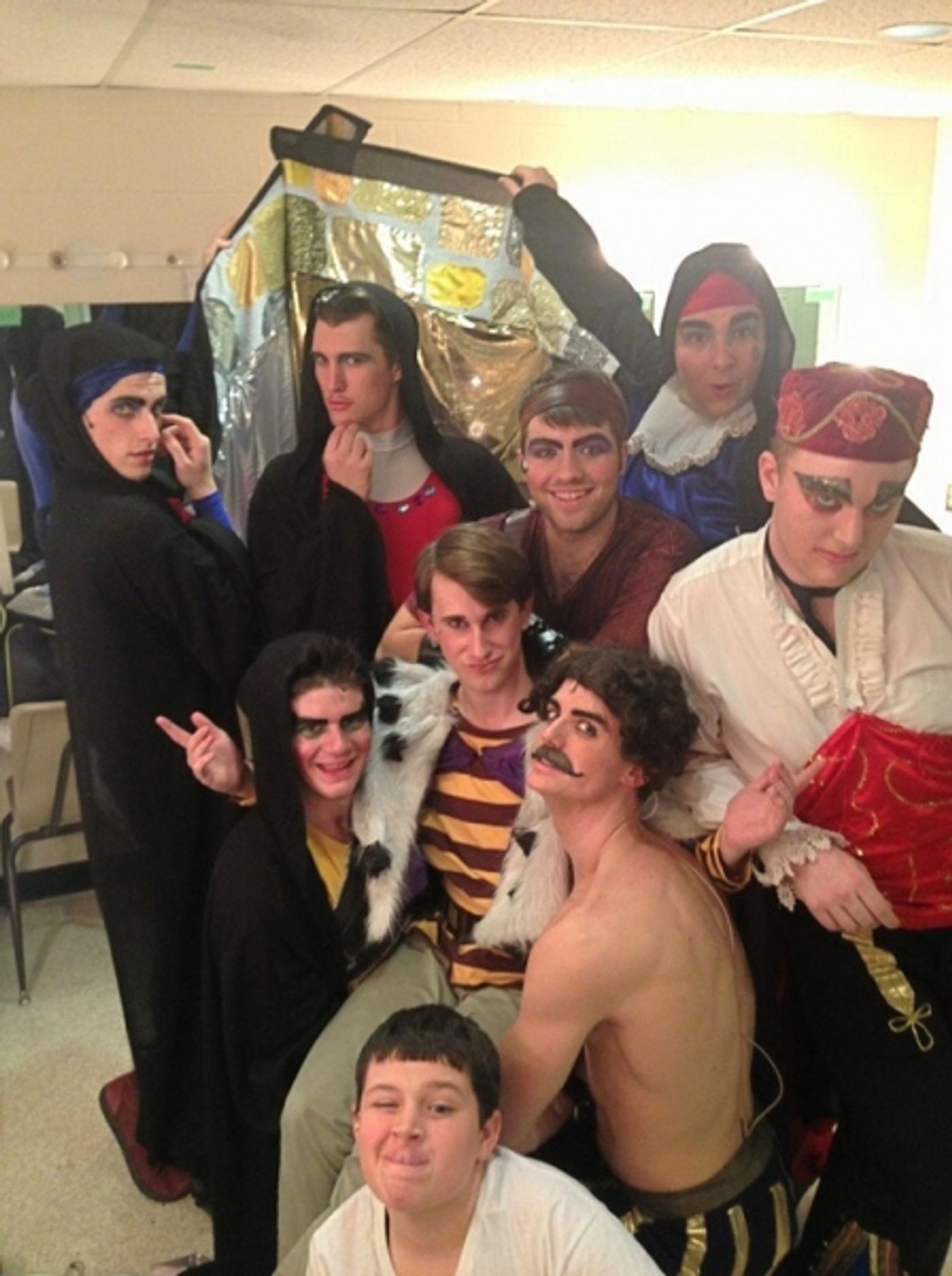 Photo Flash: Saturday Intermission Pics, Feb 9, Part 2 - CINDERELLA's Greg Hildreth & Santino Fontana, THE LION KING's Knitting Club and More!  Image