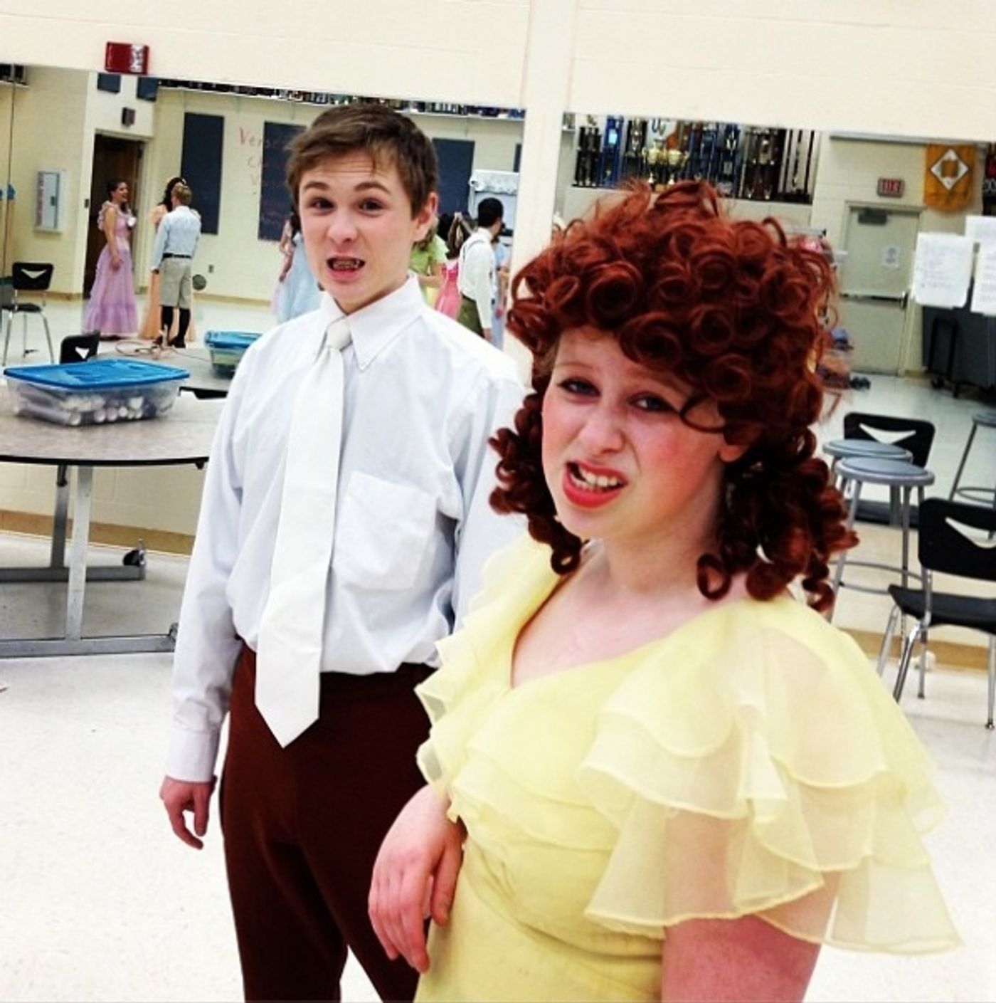 Photo Flash: Saturday Intermission Pics, Feb 9, Part 2 - CINDERELLA's Greg Hildreth & Santino Fontana, THE LION KING's Knitting Club and More!  Image