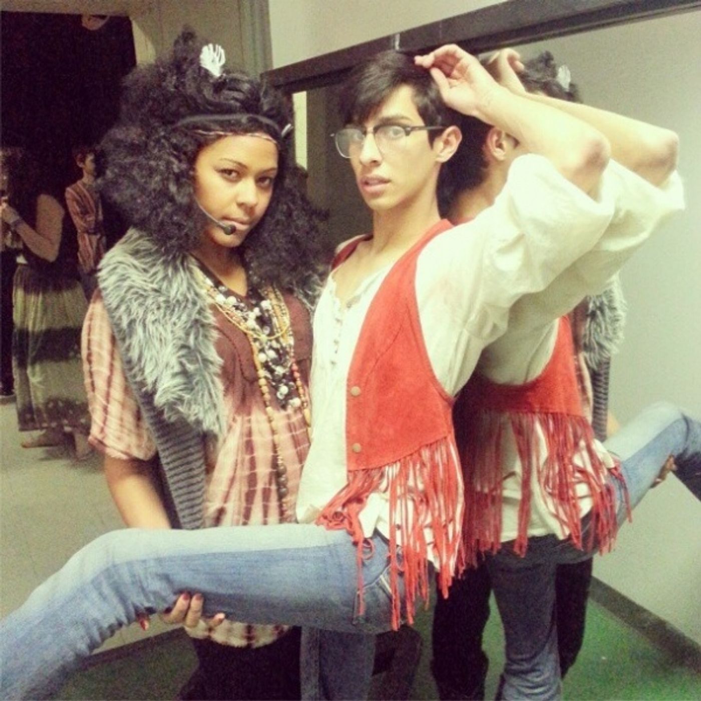 Photo Flash: Saturday Intermission Pics, Feb 9, Part 2 - CINDERELLA's Greg Hildreth & Santino Fontana, THE LION KING's Knitting Club and More!  Image