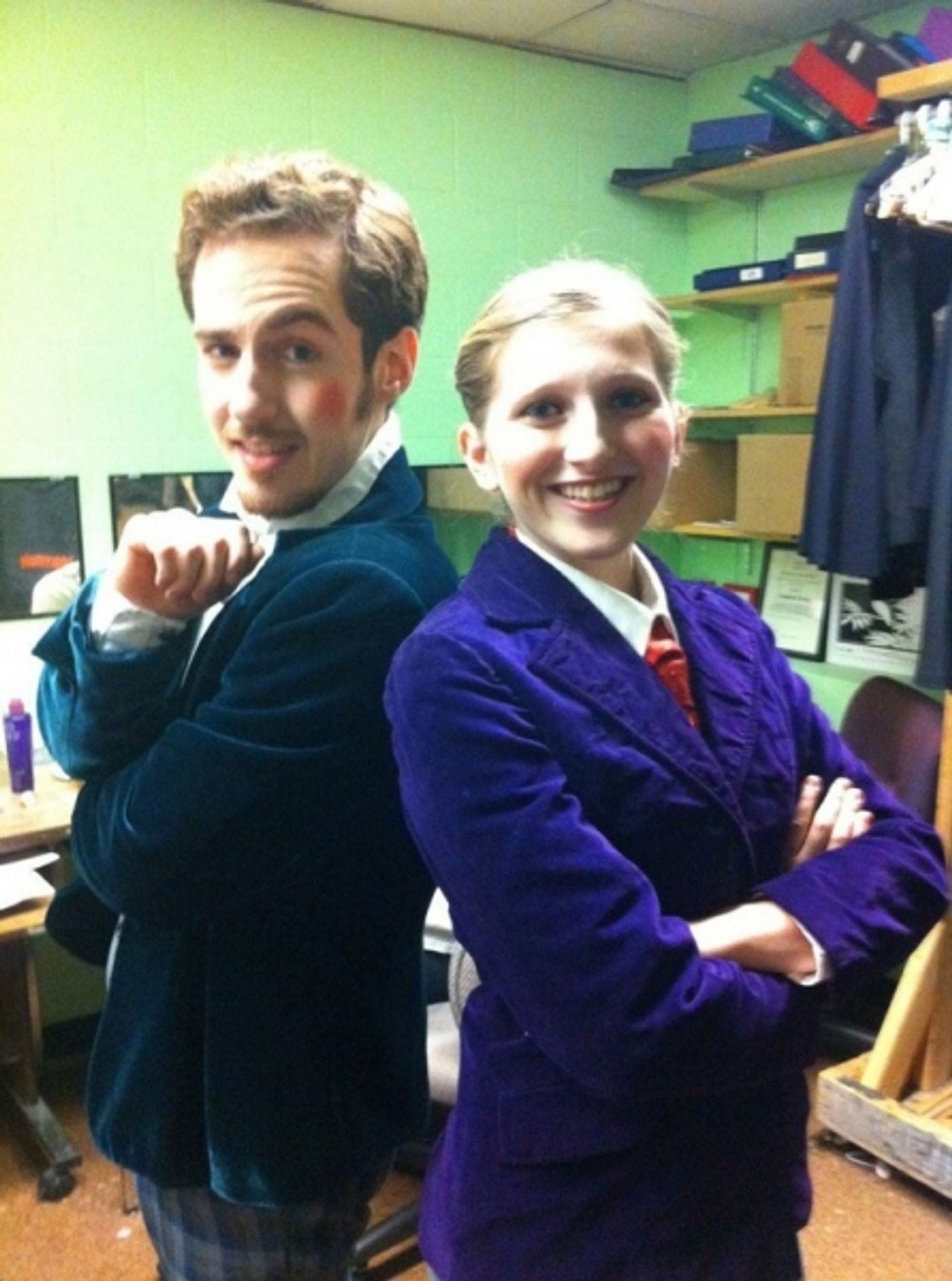 Photo Flash: Saturday Intermission Pics, Feb 9, Part 2 - CINDERELLA's Greg Hildreth & Santino Fontana, THE LION KING's Knitting Club and More!  Image