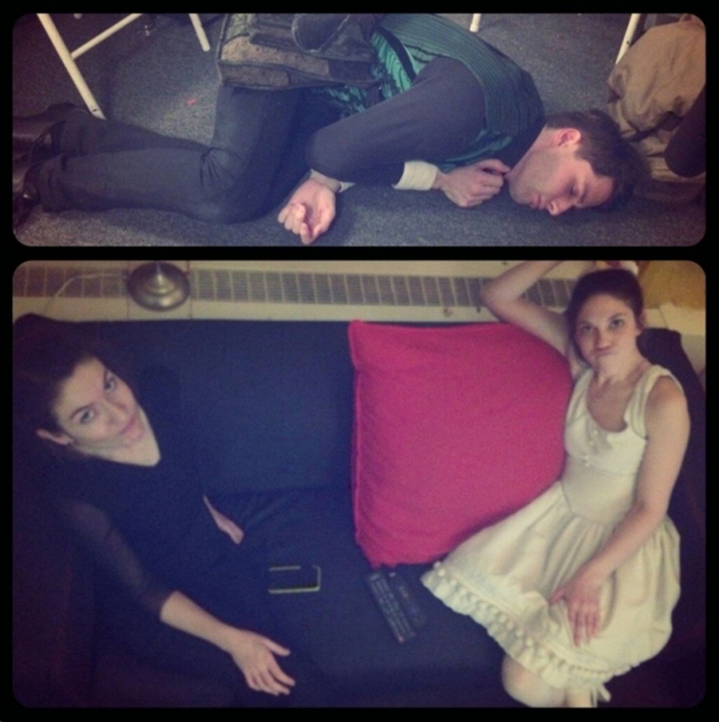 Photo Flash: Saturday Intermission Pics, Feb 9, Part 2 - CINDERELLA's Greg Hildreth & Santino Fontana, THE LION KING's Knitting Club and More!  Image