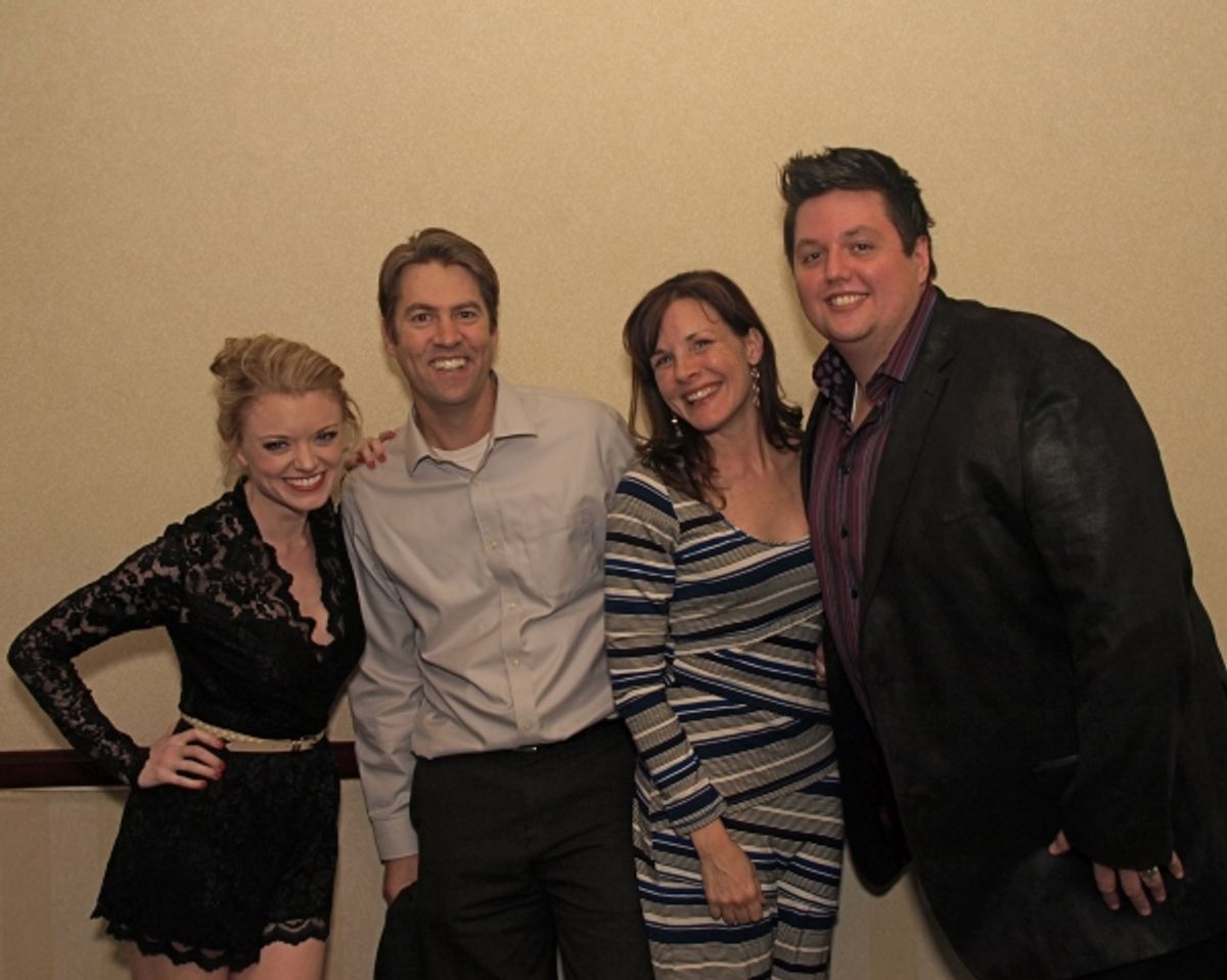 Ruby Lewis, Roger Befeler, Kim Huber, and T.J. Dawson at 