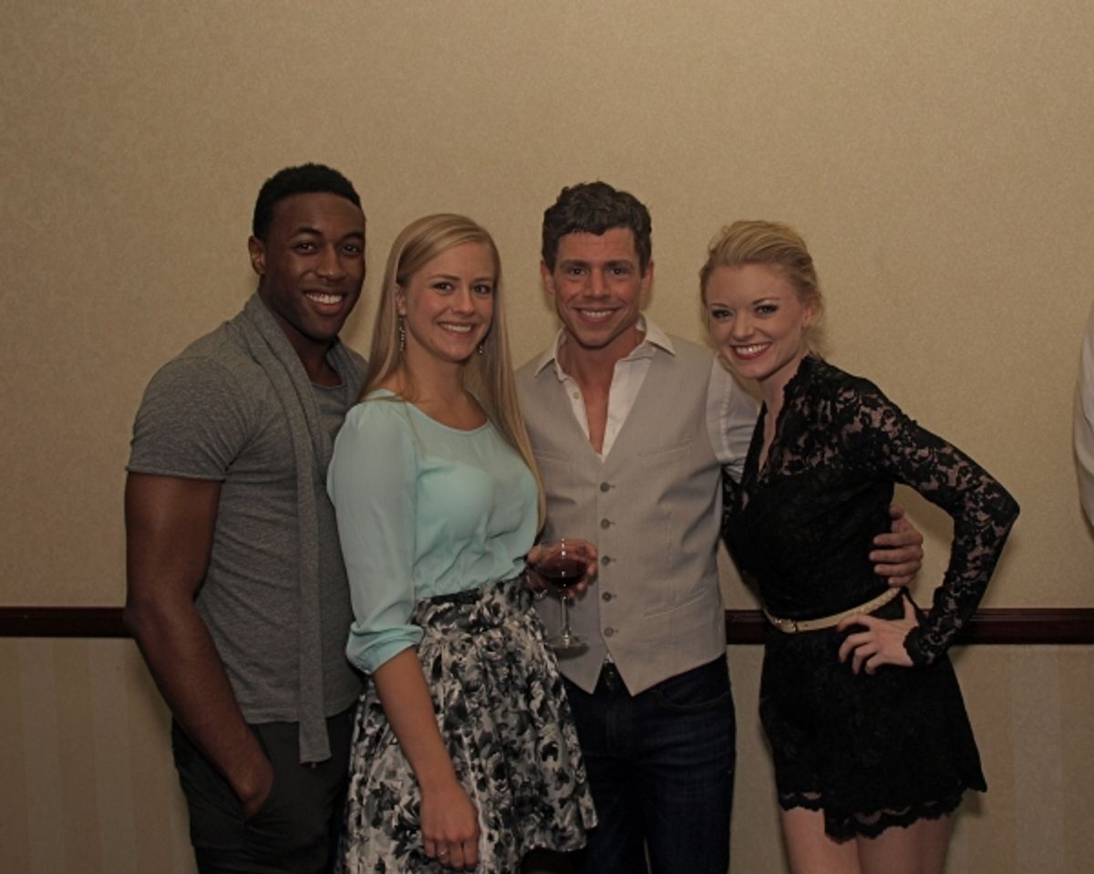 Louis Williams, Ashley McCarthy, Ciaran McCarthy, and Ruby Lewis at 