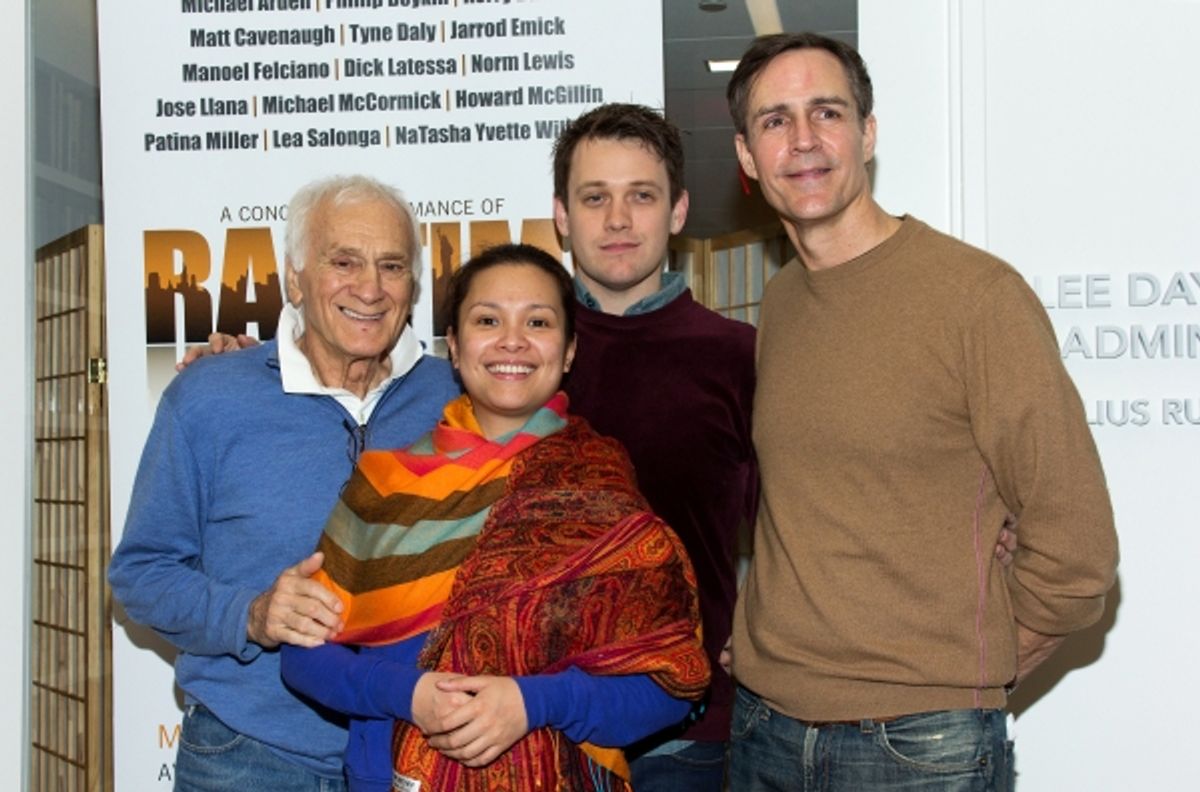 Dick Latessa, Lea Salonga, Michael Arden, Howard McGillin at 