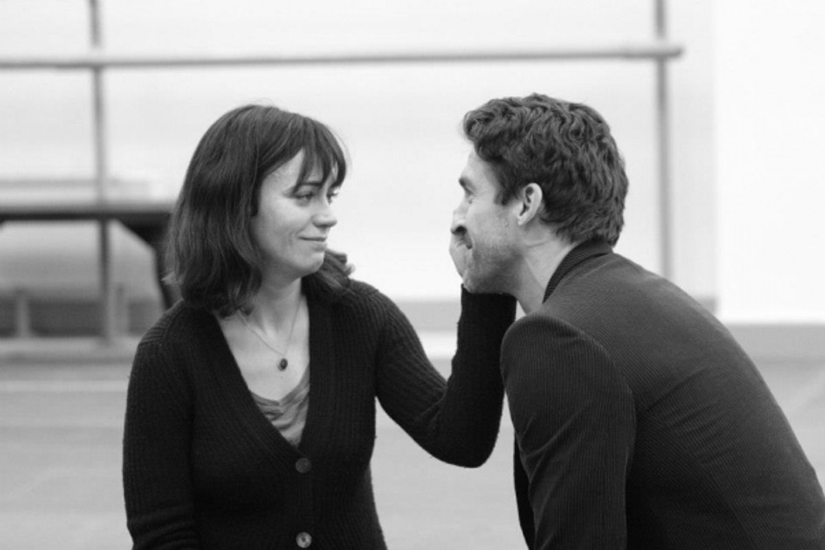 Maggie Siff (Beatrice) and Jonathan Cake (Benedick) at 