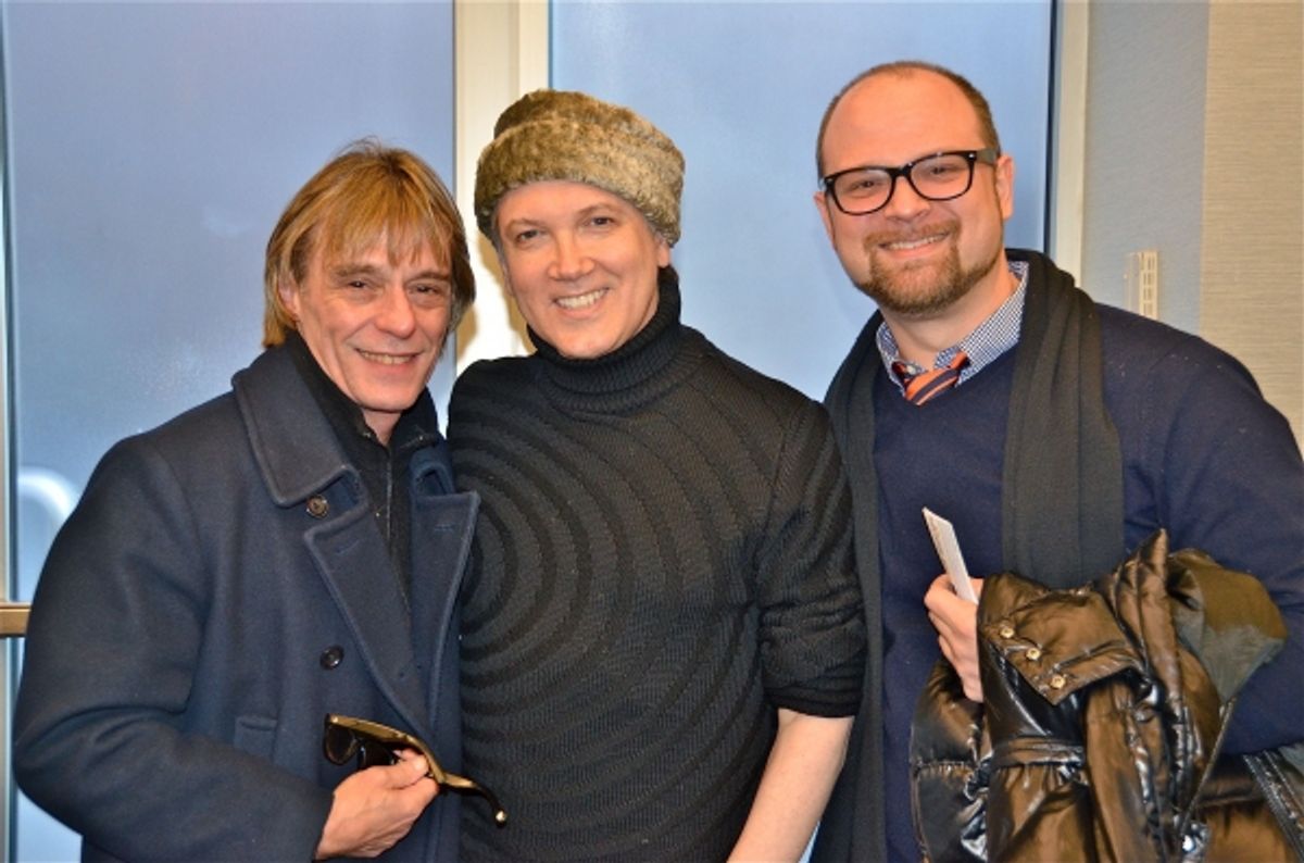 Patrick Christiano, Charles Busch, Carl Andress at 