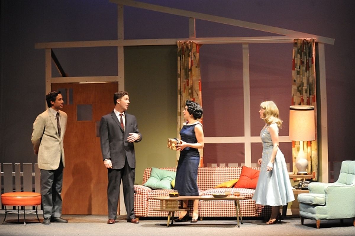 (L-R) Dale Li, Josh Robinson, Karen Slack, and C. Kelly Leo at 