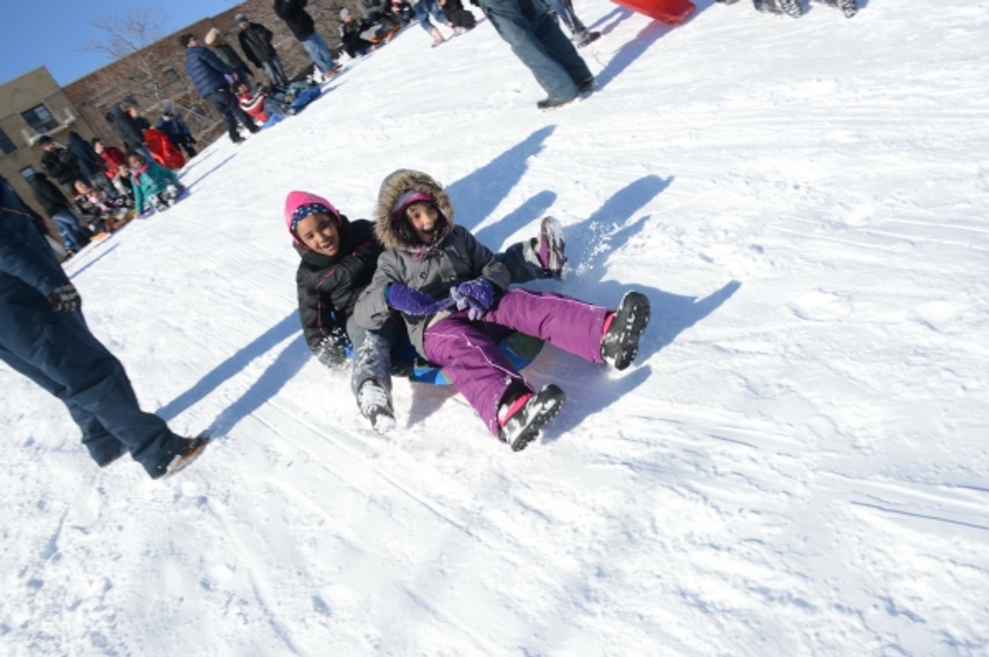 Photo Flash: Snow Day Fun at Crotona Park in the Bronx  Image