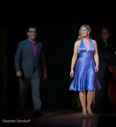 Brian d'Arcy James & Elizabeth Stanley Photo