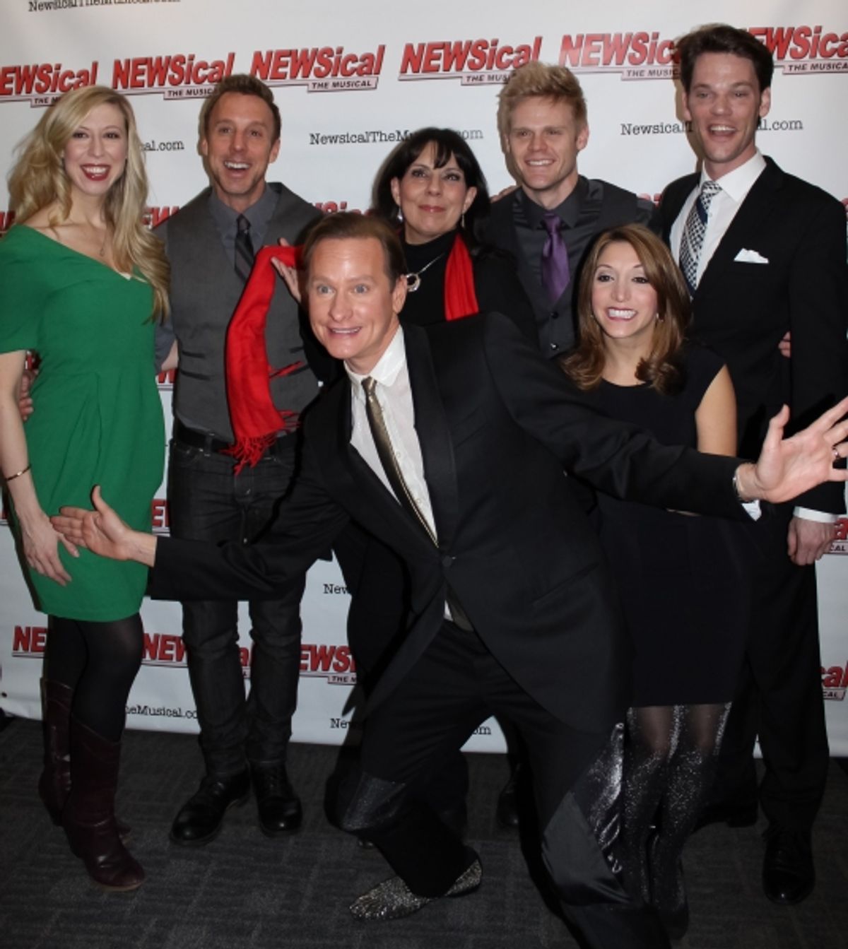 Carson Kressely and the cast of NEWSical the Musical at 