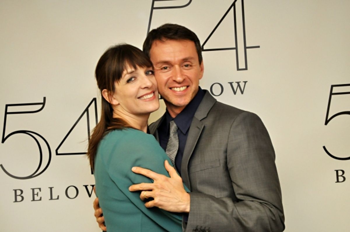Julia Murney and composer Andrew Lippa at 