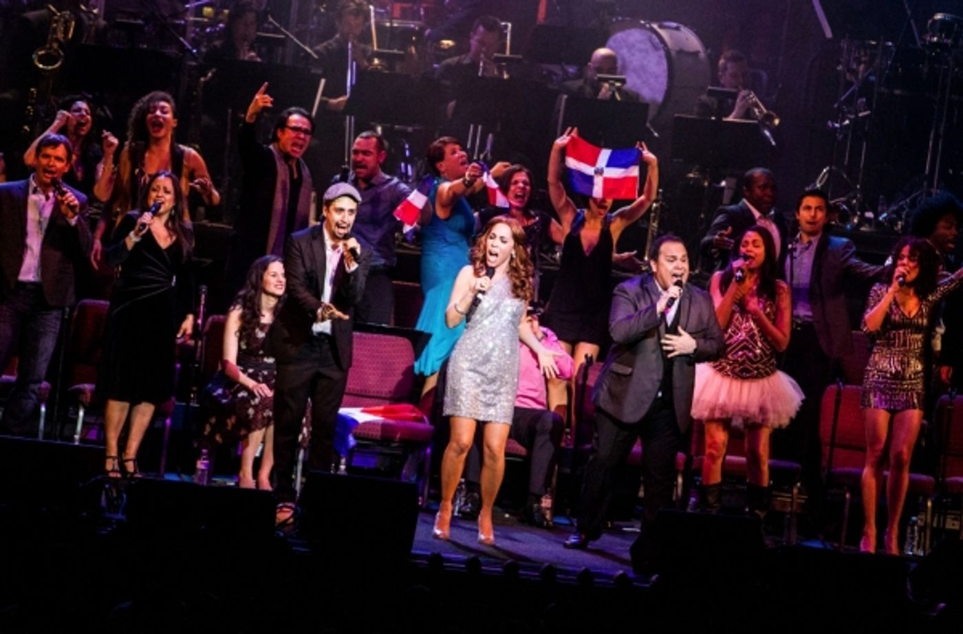 Photo Flash: Inside the IN THE HEIGHTS Reunion Concert with Lin-Manuel Miranda, Karen Olivo, Mandy Gonzalez & More! Image