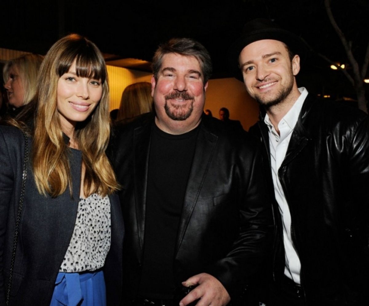 Jessica Biel, Trigg Ison and Justin Timberlake at 