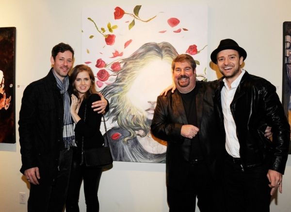 Darren LeGallo, Amy Adams, Trigg Ison  and Justin Timberlake Photo
