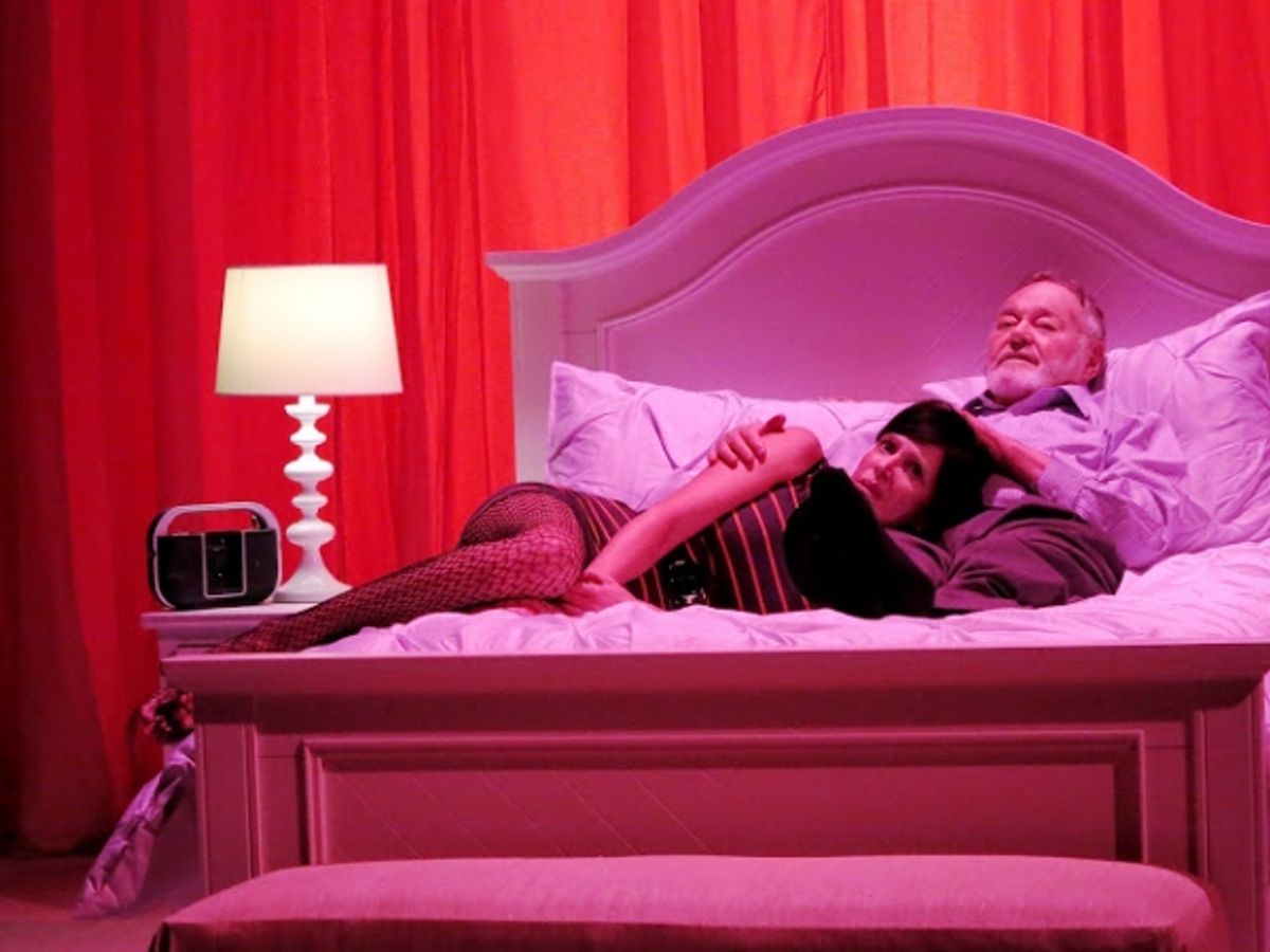 An elderly American man vacationing in London (Jack Davidson) finds himself feeling fatherly toward a Croatian prostitute (Michela Mihut). at 