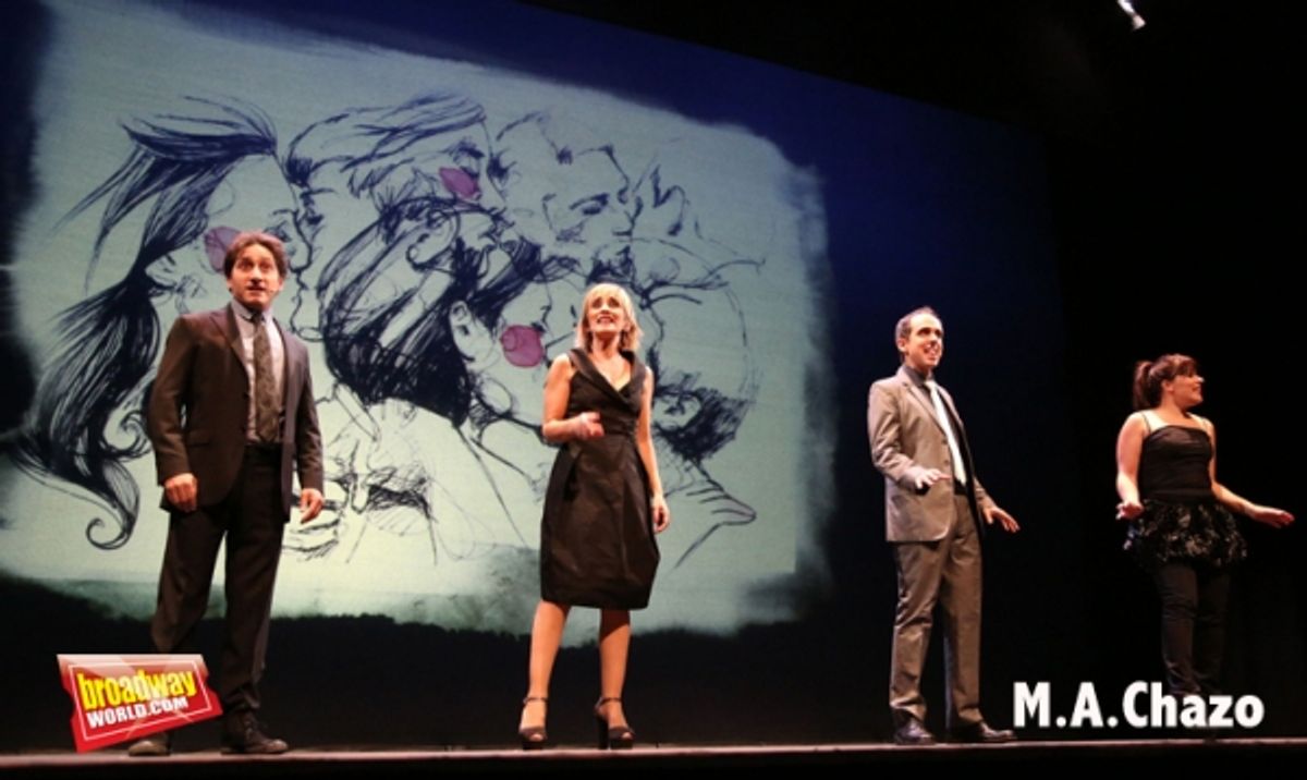 Frank Capdet, Muntsa Rius, Jordi Vidal y Merce Martinez at 