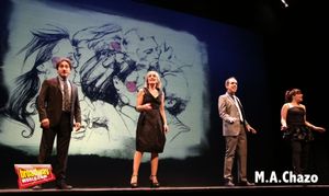 Frank Capdet, Muntsa Rius, Jordi Vidal y Merce Martinez @ BroadwayWorld Frank Capdet, Muntsa Rius, Jordi Vidal y Merce Martinez Photo