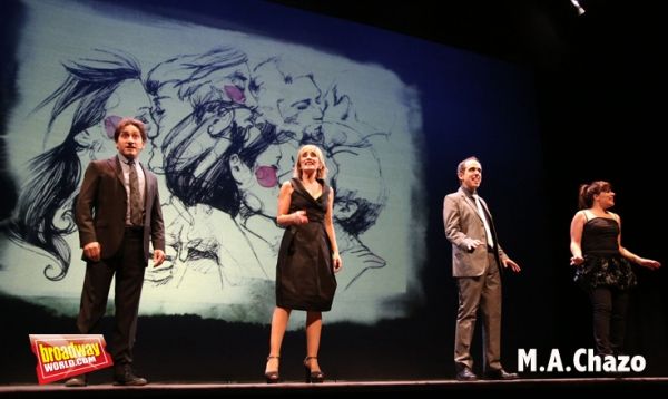 Frank Capdet, Muntsa Rius, Jordi Vidal y Merce Martinez Photo