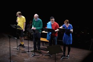 Kelly Nestruck, Robert Cushman, Glenn Sumi and Melody Johnso @ BroadwayWorld Kelly Nestruck, Robert Cushman, Glenn Sumi and Melody Johnso Photo