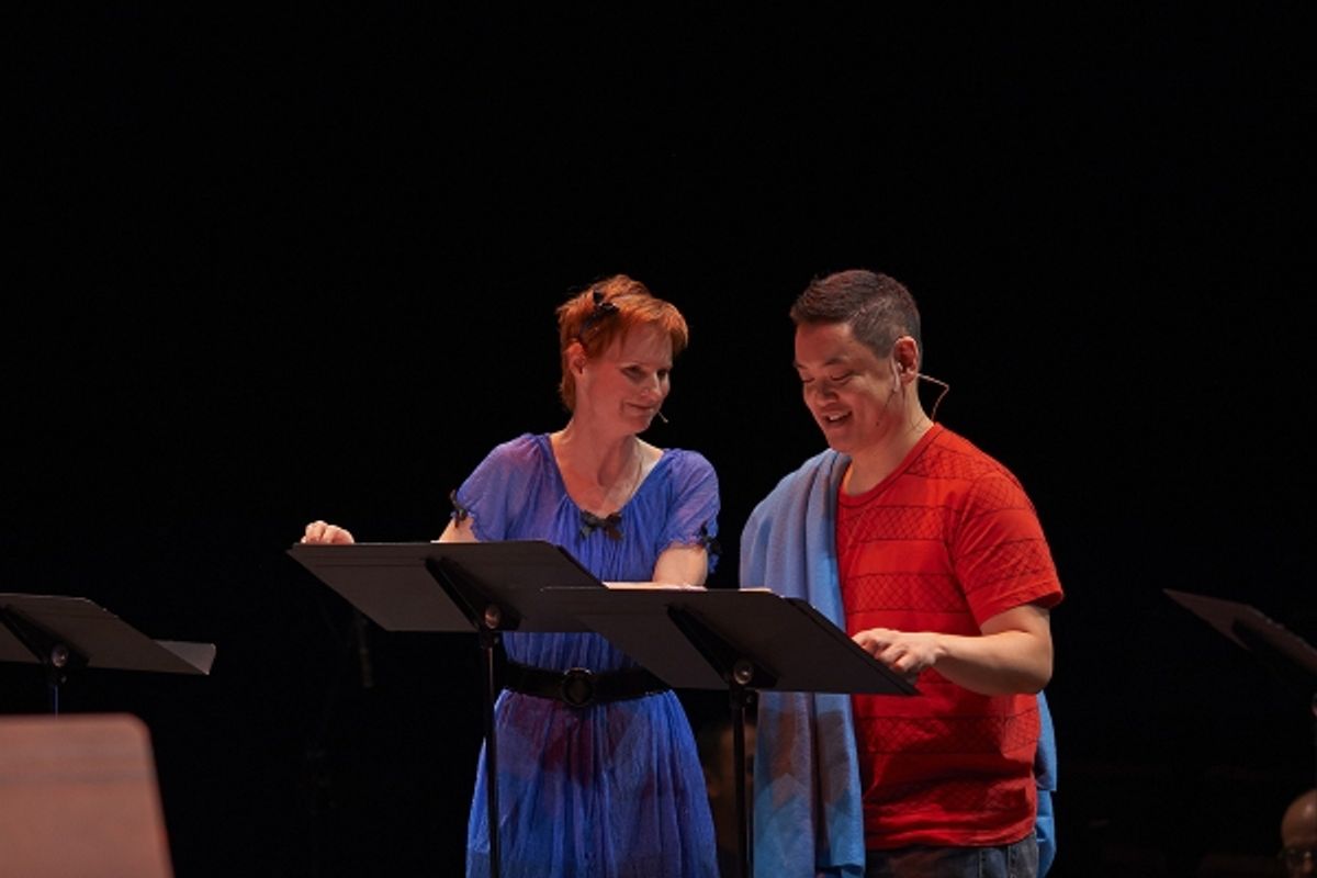 Melody Johnson and Glenn Sumi at 