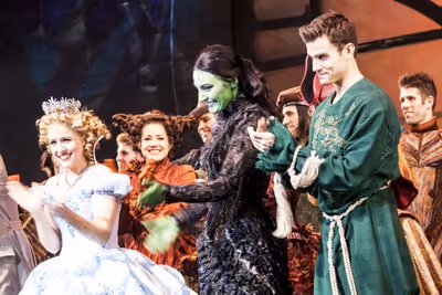 Alli Mauzey, Willemijn Verkaik and Kyle Dean Massey Photo