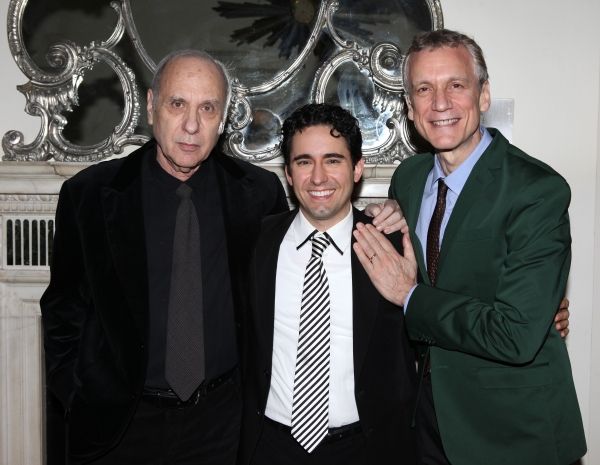 Marshall Brickman & Rick Elice with John Lloyd Young  Photo