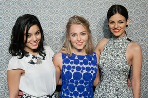 Vanessa Hudgens, AnnaSophia Robb and Victoria Justice at the Alice and Olivia By Stac Photo