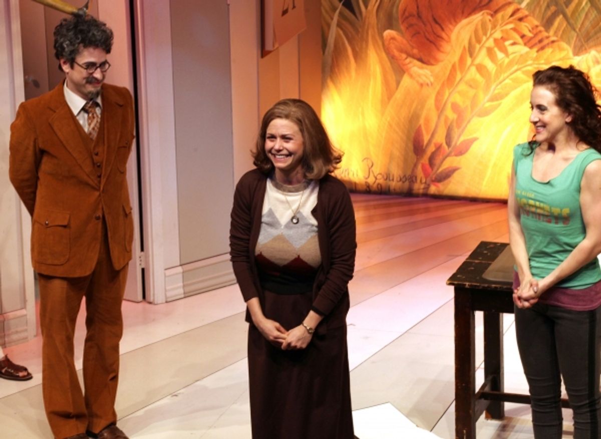 Matthew Saldivar, Liv Rooth,  & Jenn Harrisn New York City on 2/12/2013.  at 