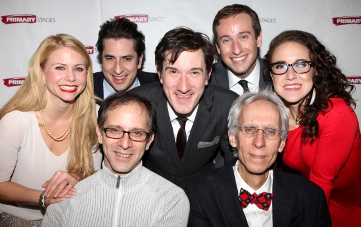 (Top row L-R) Liv Rooth, Matthew Saldivar, Carson Elrod, Eric Clem and Jenn Harris (bottom row L-R) John Rando and David Ives  at 