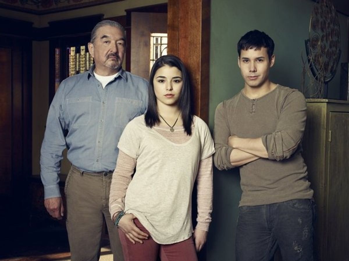 Graham Greene, Nicole Munoz, Justin Rain at 