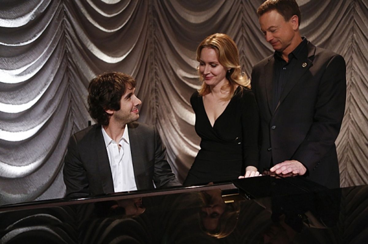 Josh Groban, Megan Dodds, Gary Sinise at 