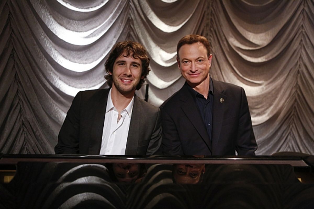 Josh Groban, Gary Sinise at 