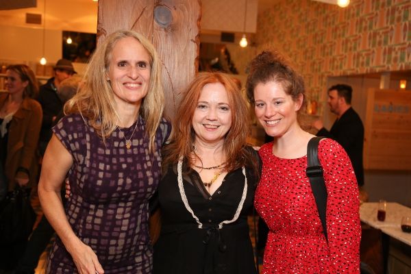 From left, cast member/producer Wendy vanden Heuvel, O-Lan Jones and Megan Breen pose Photo