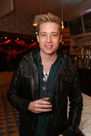 Daniel Abeles poses during a reception for New York's Rattlestick Playwrights Theater to celebrate its upcoming Los Angeles production of Daniel Talbott's "Slipping" held at the Beachwood Cafe on Tuesday, February 12, 2013 in Los Angeles, Calif. ( @ BroadwayWorld Daniel Abeles poses during a reception for New York's Rattlestick Playwrights Theater Photo