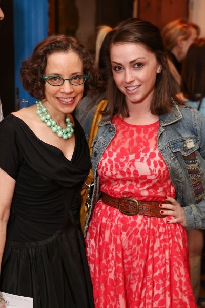 From left, Lynn Tejada, Publicist from Green Galactic and Dylan Moore pose during a r Photo
