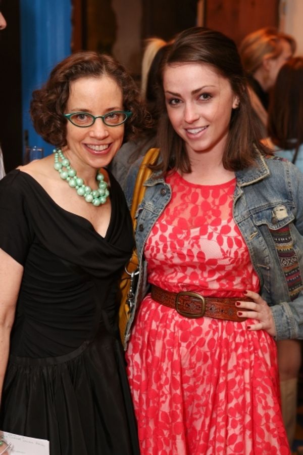 From left, Lynn Tejada, Publicist from Green Galactic and Dylan Moore pose during a r Photo