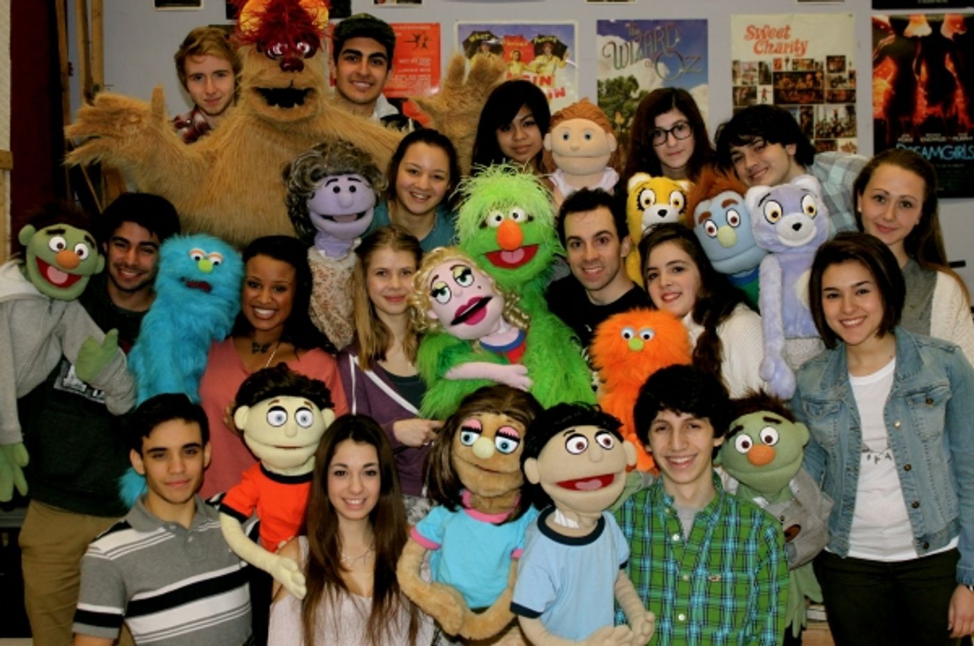 Photo Flash: CHAPLIN's Rob McClure Visits Cast of HT High School's AVENUE Q  Image