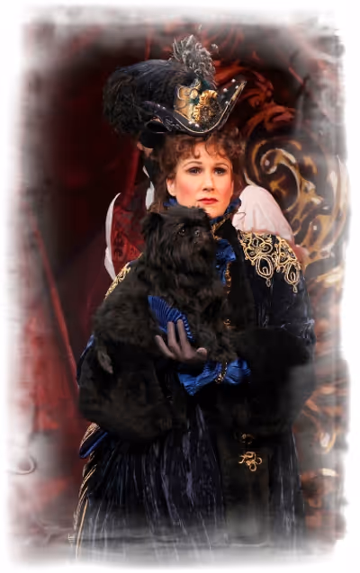 Stephanie J. Block & Westminster Kennel Club Dog Show 'Best in Show' winner Banana Jo Photo