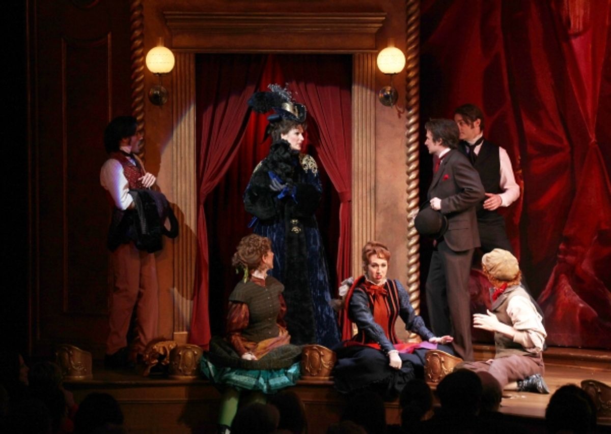 Stephanie J. Block & cast with Banana Joe at 