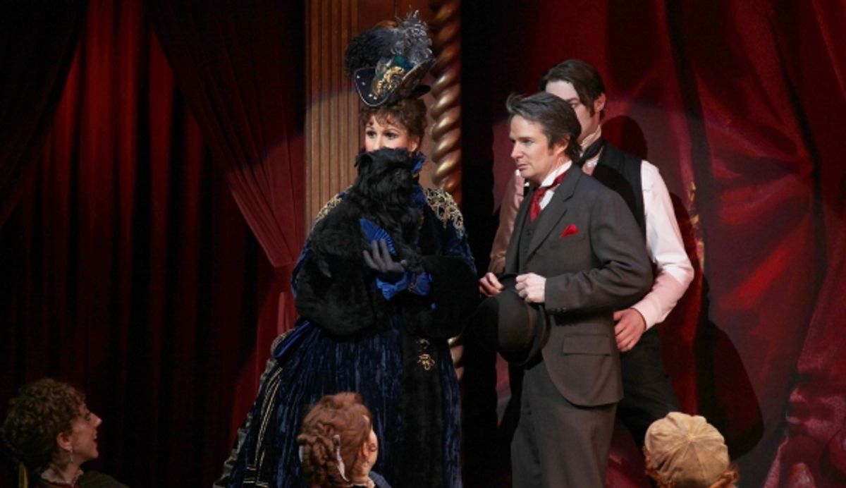 Stephanie J. Block & cast with Banana Joe at 