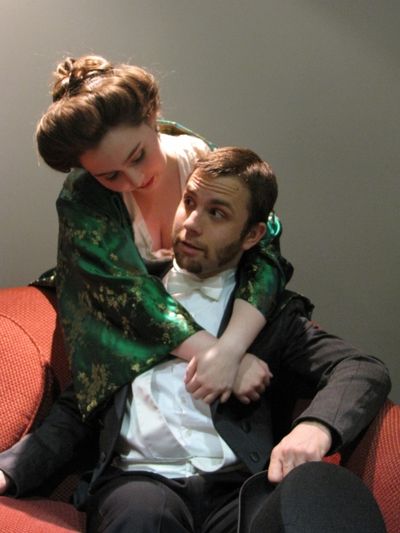 Meredith Davis as Desiree and Jon Skinner as Fredrik Photo