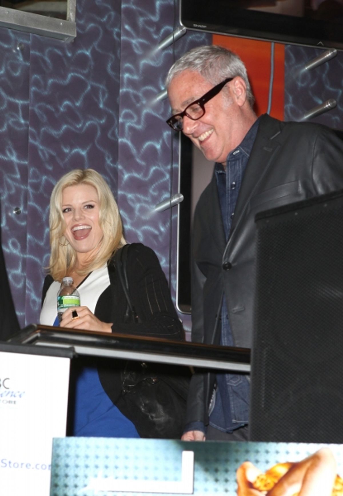 Megan Hilty & Scott Wittman  arriving at 